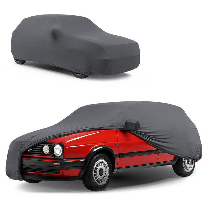WALSER Abdeckung Auto Indoor Stretch, Autoabdeckung Winter, staubdichte Autogarage Abdeckung, Autopl