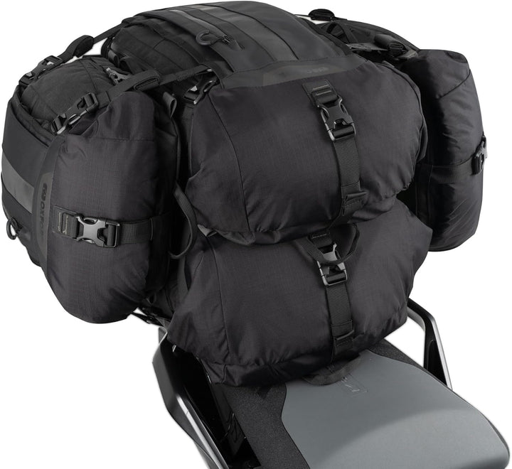 Oxford Atlas T-20 Advanced Tourpack Modulares Motorradgepäck, 20 l, Schwarz Schwarz (20L) UK, Schwar