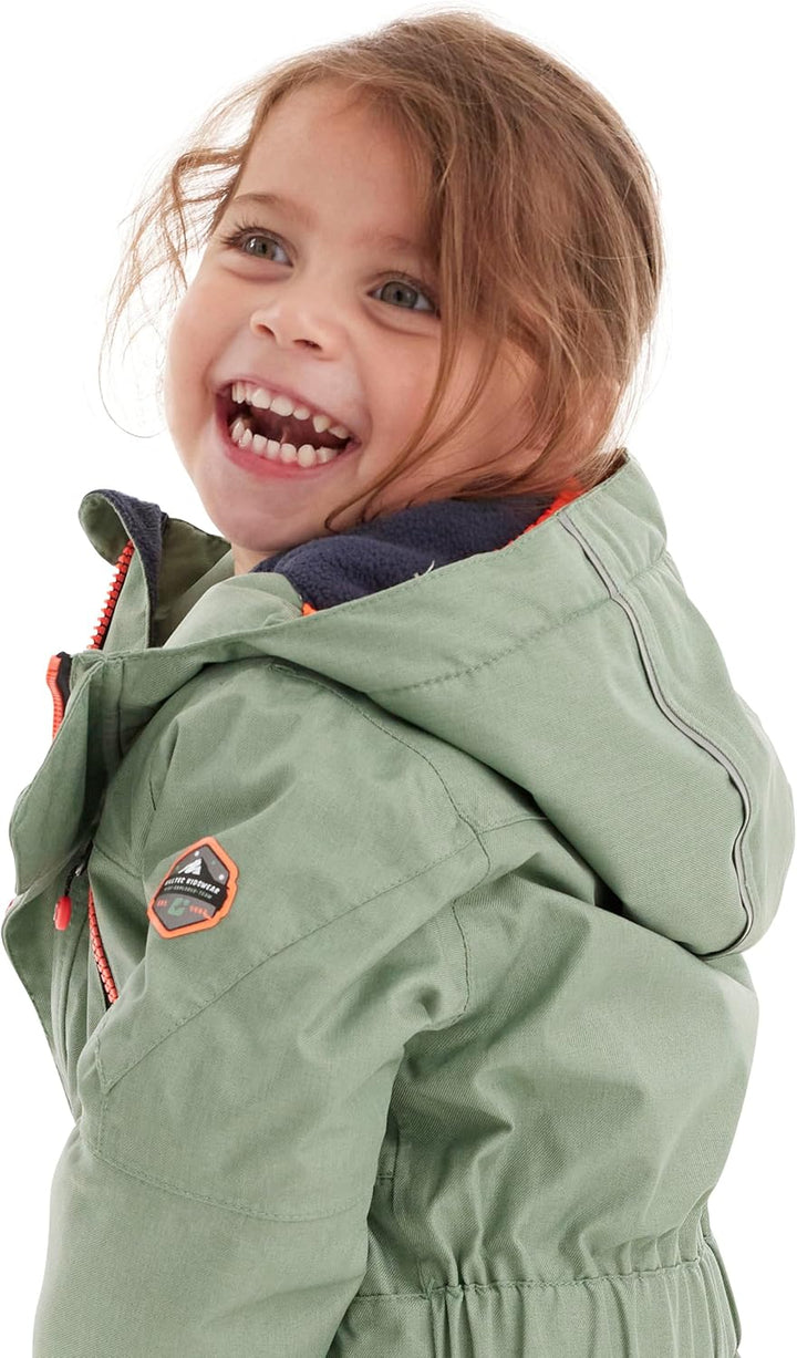 Killtec Kesley Mini Skioverall/Schneeanzug mit Kapuze und Schneefang, Pflaume, 98/104