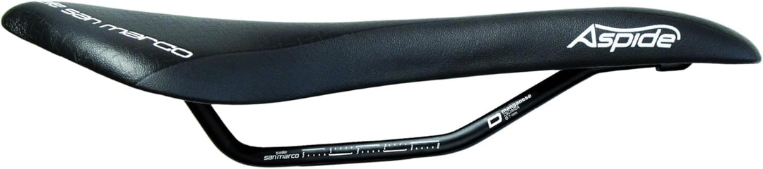 Selle San Marco Sattel ASPIDE SUPERCOMFORT Dynamic Open Fit Narrow Mangan-Streben Schwarz, Schwarz