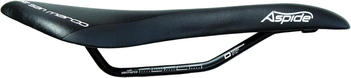 Selle San Marco Sattel ASPIDE SUPERCOMFORT Dynamic Open Fit Narrow Mangan-Streben Schwarz, Schwarz