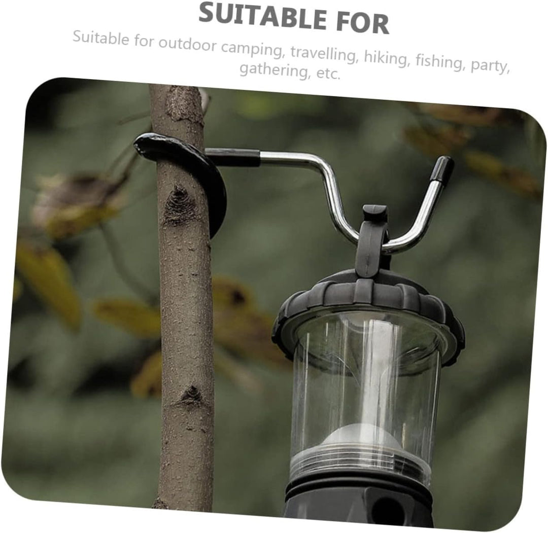 HEMOTON Laternenhaken Für Zeltstangen 3 Stück Camping Haken Ohne Bohren Universal Aufhänger Für Outd