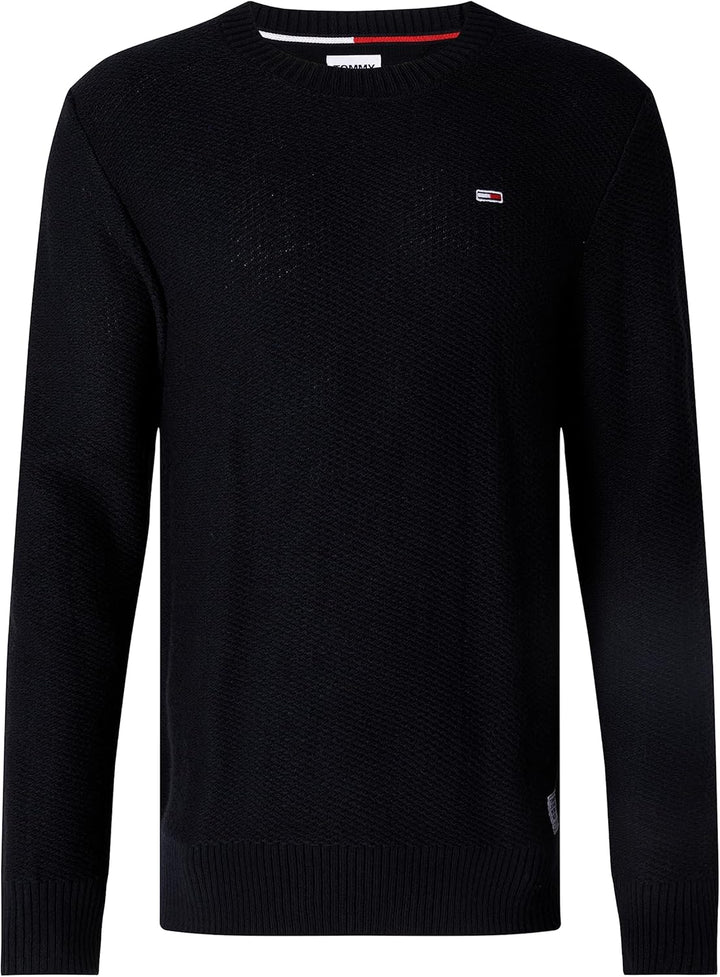 Tommy Jeans Herren Pullover XS Schwarz, XS Schwarz