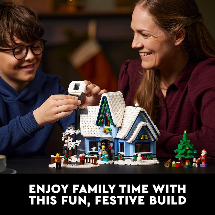 LEGO Santa’s Visit 10293 Building Kit (1,445 Pieces) Frustfreie Verpackung, Frustfreie Verpackung