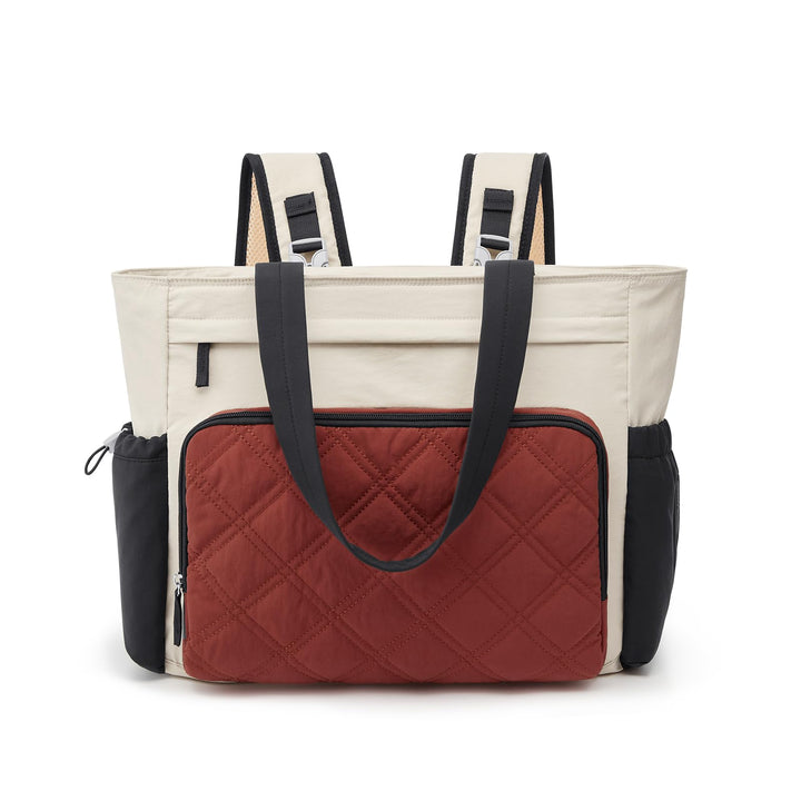 G4Free Packbare Sling-Tragetasche Wickeltasche Beige & Braun & Schwarz, Beige & Braun & Schwarz