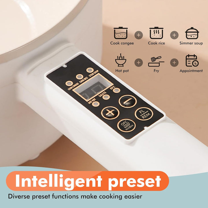 Elektrische Hot Pot Topf Mit Dampfgarer, Elektrischer Hot Pot 1,6 L, Mini Antihaft Multikocher, Anti