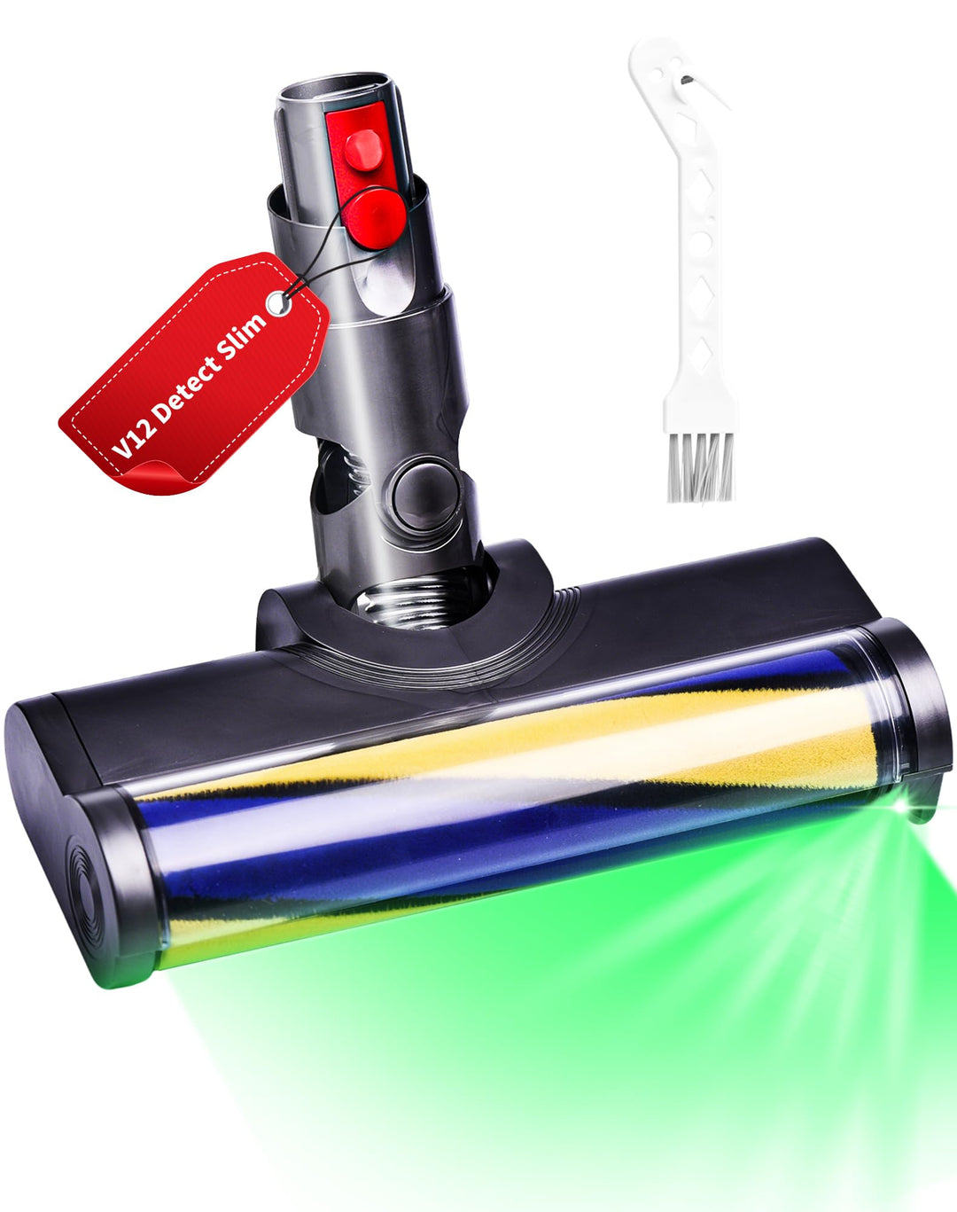 LED Bürste Bodendüse für Dyson V12 Detect Slim Ersatzteile Ersatzbürste Staubsauger Softwalze Zubehö