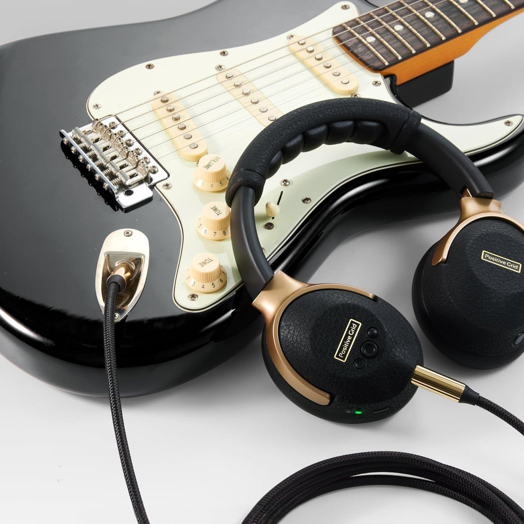 Positive Grid Spark NEO Kabelloser Kopfhörer-Amp für E-Gitarre, Akustikgitarre und Bass mit KI-Unter