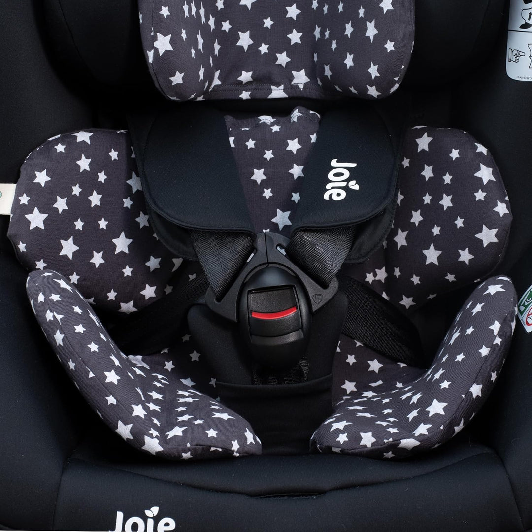 JYOKO Kids Bezug für Autositzverkleinerer, aus Baumwolle, kompatibel mit Joie I-Spin 360 (Winter Sky