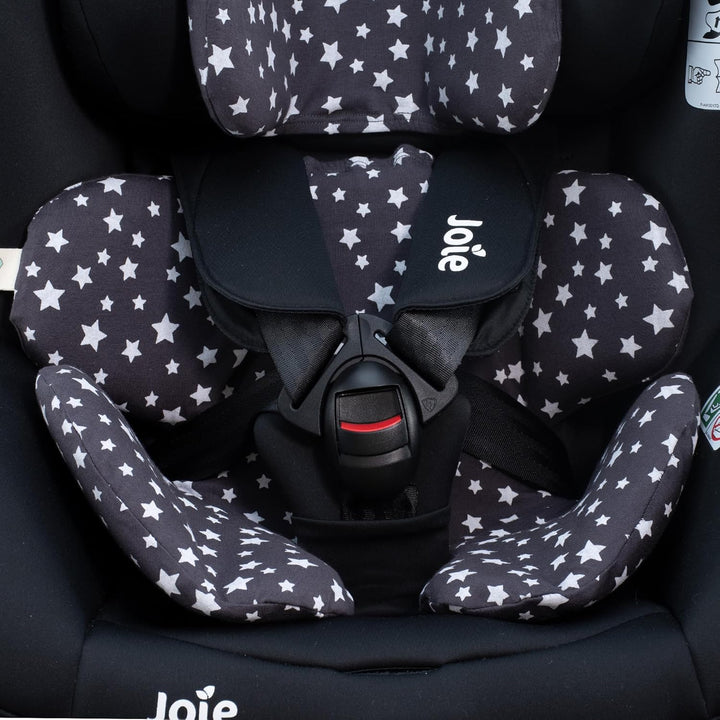 JYOKO Kids Bezug für Autositzverkleinerer, aus Baumwolle, kompatibel mit Joie I-Spin 360 (Winter Sky