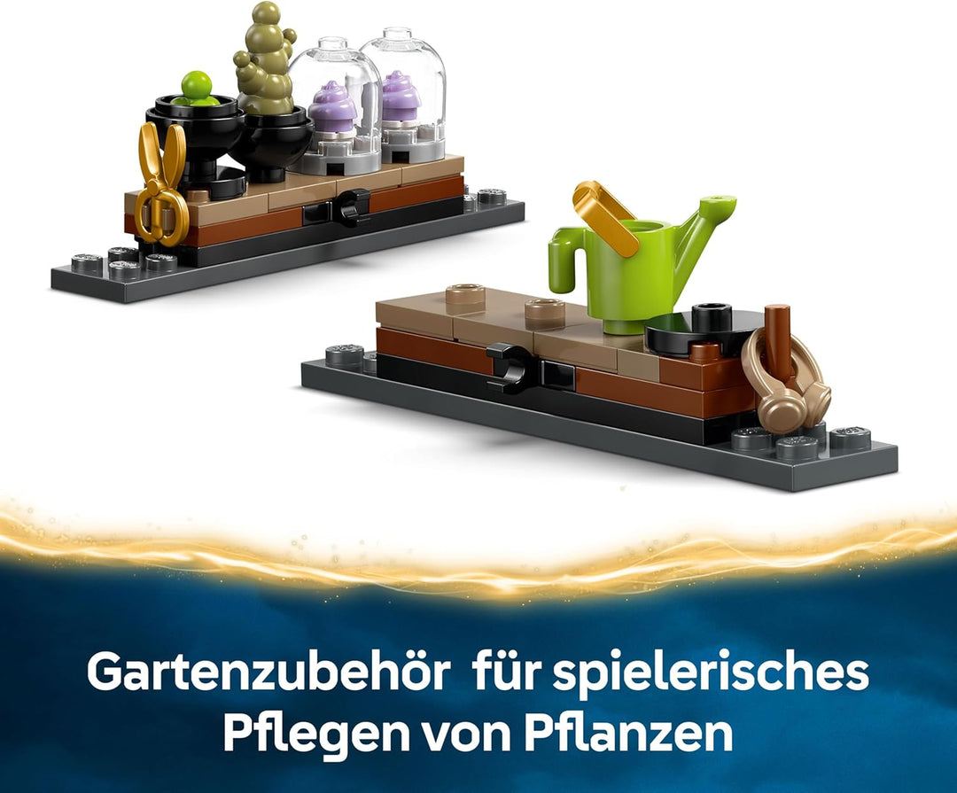 LEGO Harry Potter Schloss Hogwarts: Kräuterkundeunterricht – Spielset mit Neville Longbottom, Hermin