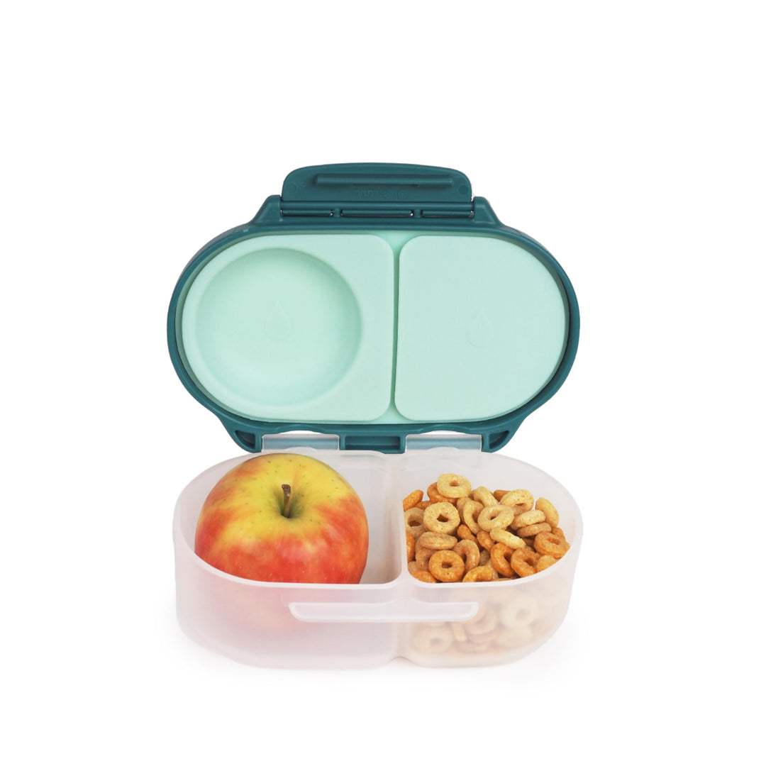b.box Mini Brotdose für Kinder mit Fächern | Bento Box, 2 Auslaufsichere Fächer | Lunchbox für Geric