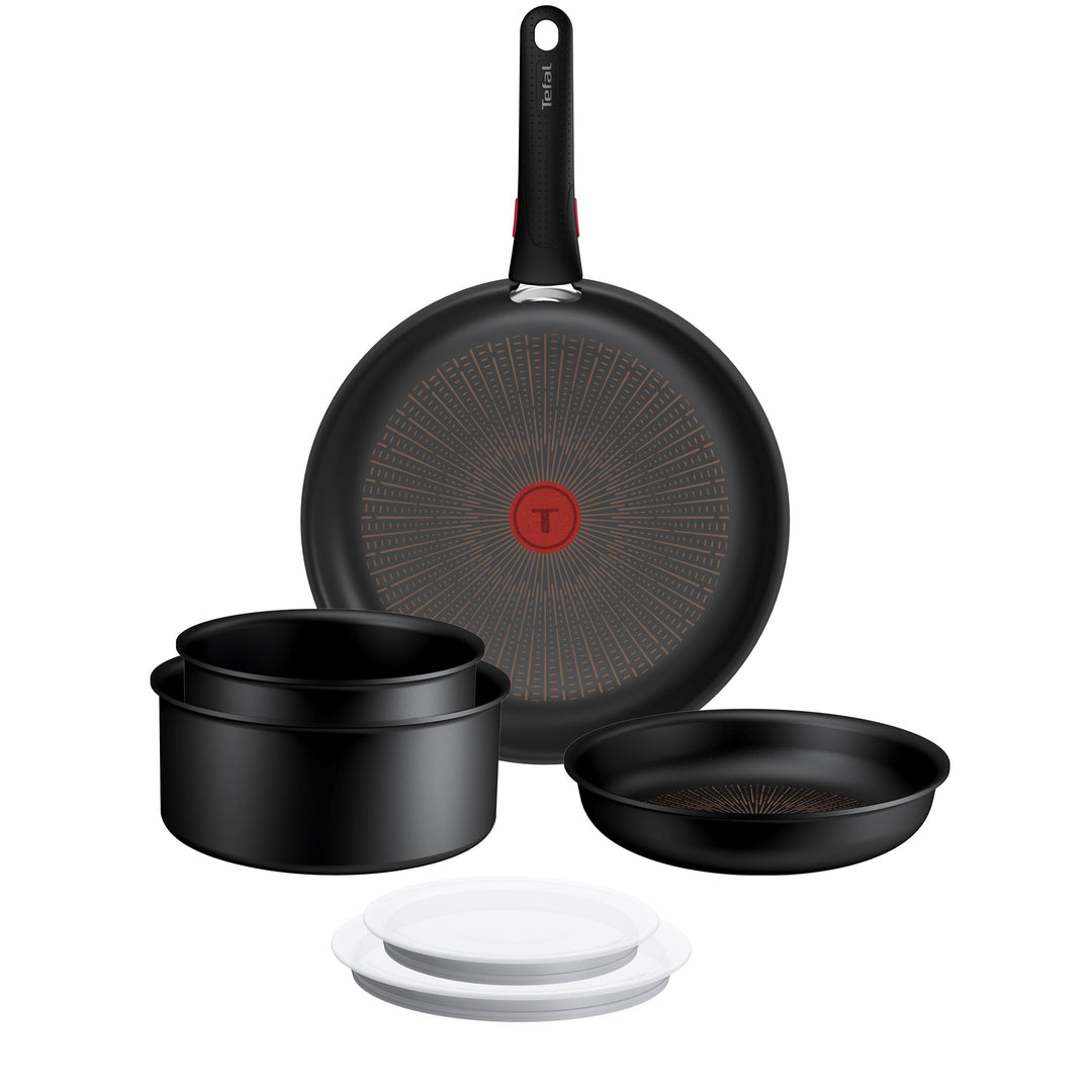 Tefal Ingenio Explore On 7-tlg. Kochgeschirr-Set, Fusion Core Antihaftversiegelung, stapelbar, platz