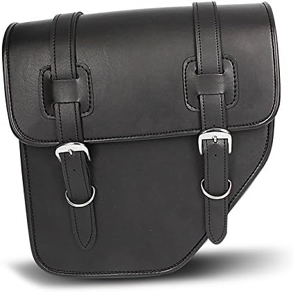 BS-Motoparts Satteltasche für Hyosung Aquila GV 125 Texas Schwarz Links
