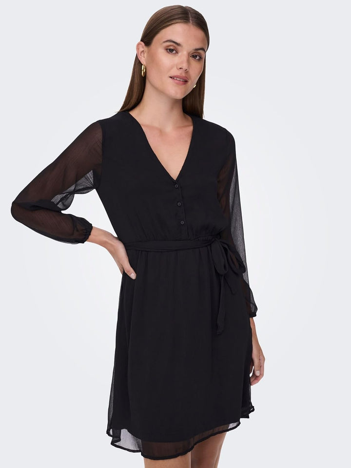 ONLY Female Kleid ONLCERA Kurzes Kleid XS Schwarz, XS Schwarz