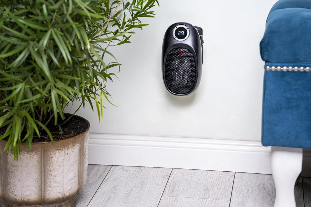 Adler | Mini-Heizung mit Standfuss | nahezu überall aufstellbar | 12-Stunden-Timer | 400W, grosse di