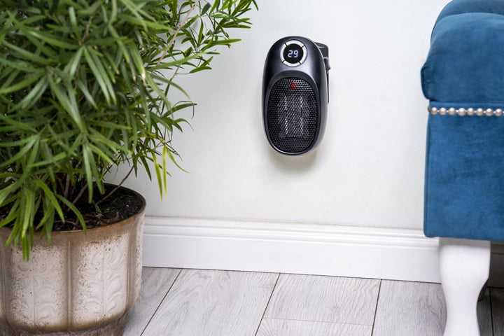 Adler | Mini-Heizung mit Standfuss | nahezu überall aufstellbar | 12-Stunden-Timer | 400W, grosse di