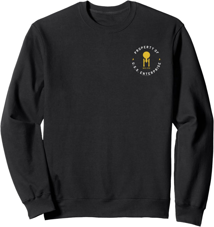 Star Trek Original Series U.S.S. Enterprise Pocket Sweatshirt