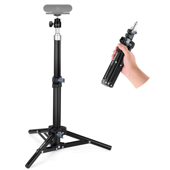 NEEWER Webcam Stativ Stand, Mini Kamera Tisch Stativ mit Handyhalterung, Desktop Tripod kompatibel m