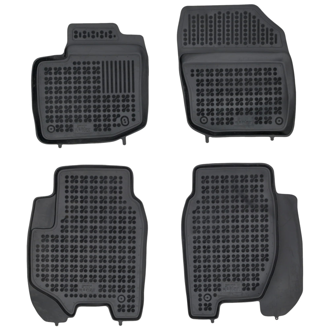 M MOTOS Gummimatten Auto Fussmatte passt für Honda Civic IX 2013-2017 Verbessern Sie Ihren Reisekomf