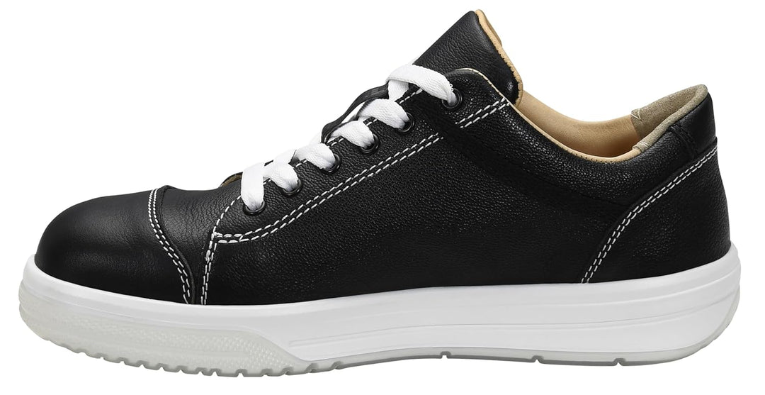 ELTEN Sicherheitsschuhe SHADOW Low ESD S3, Herren, Leder, Stahlkappe, leicht, sportlich, Schwarz, Gr