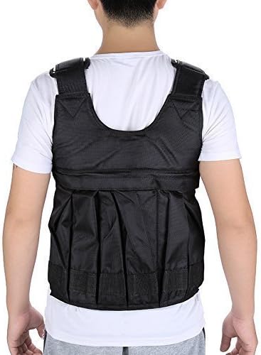 Yosoo 20/50 kg-Ladekabel Damen-Weste Übung Boxen Training Gewicht Gewichtsweste Verstellbar, L