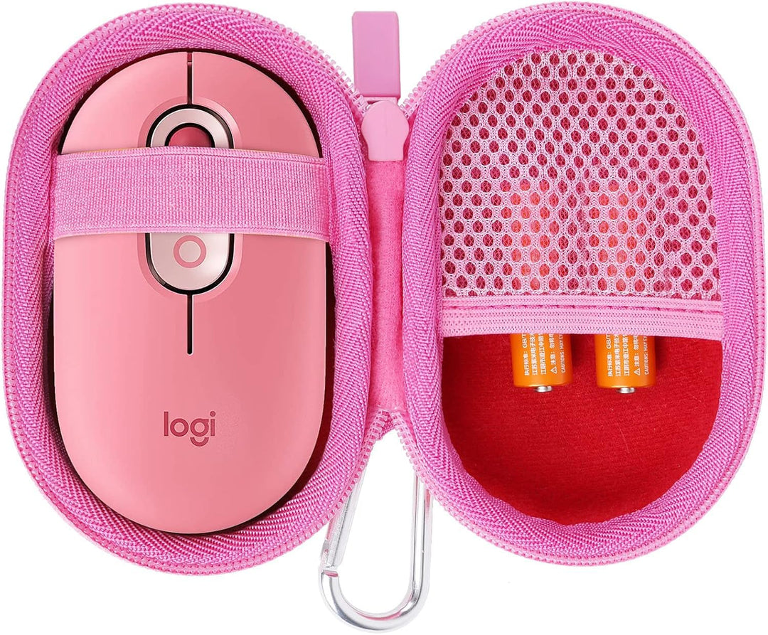 co2CREA Case Harte Reiseschutzhülle Etui Tasche für Logitech Pebble Mouse 2 M350s /M350 Pebble/Logit