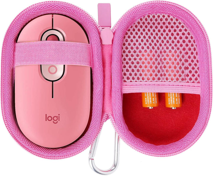 co2CREA Case Harte Reiseschutzhülle Etui Tasche für Logitech Pebble Mouse 2 M350s /M350 Pebble/Logit