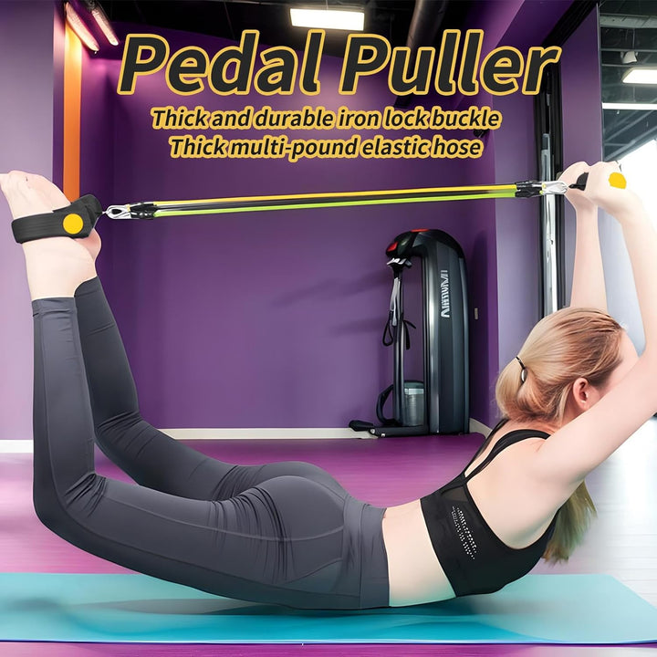 Pedal Widerstandsband - Spannseil Fitnessgerät | rutschfeste Verstellbare Elastische Ausrüstung Zum