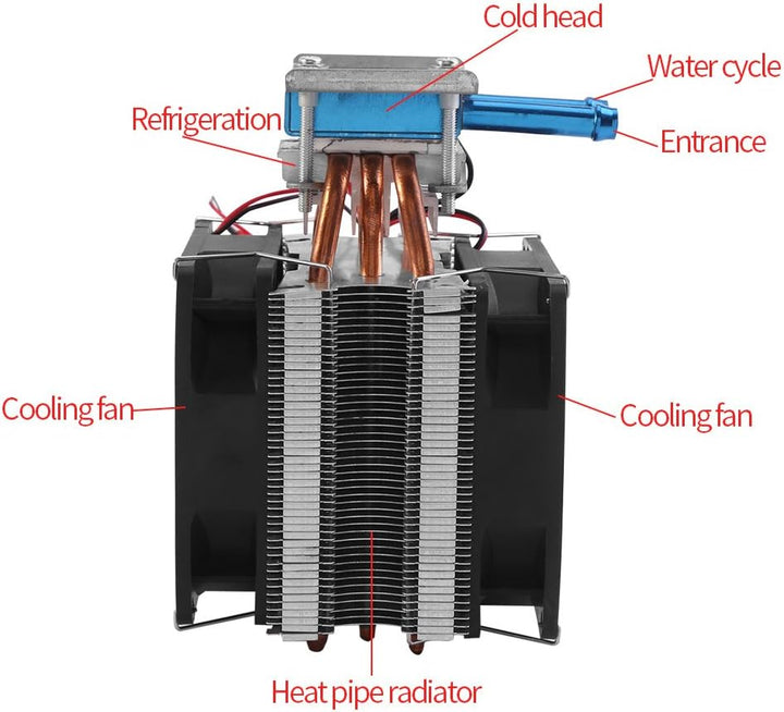 Thermoelektrische Kühler Peltier 12V Semiconductor Kühlung DIY Wasserkühlung System Kühler Gerät mit