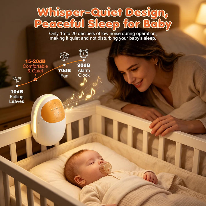Kinderwagen Schaukler mit 5 Stufen & 1800mAh Akku, elektrischer Kinderwagenschaukler mit Bluetooth L