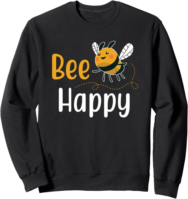 Lustige Imker Bee Happy Honig Biene Imkerei Sweatshirt