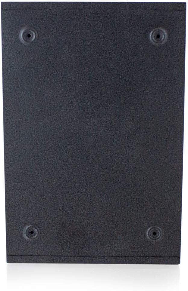 BITUXX® Kompakter Mini Briefkasten Wandbriefkasten Letterbox erweiterbar zur Briefkastenanlage (Schw