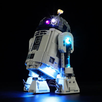 BRIKSMAX Led Licht für Lego R2-D2 75379 - Compatible with Lego Star Wars Bausteinen Modell - Ohne Le