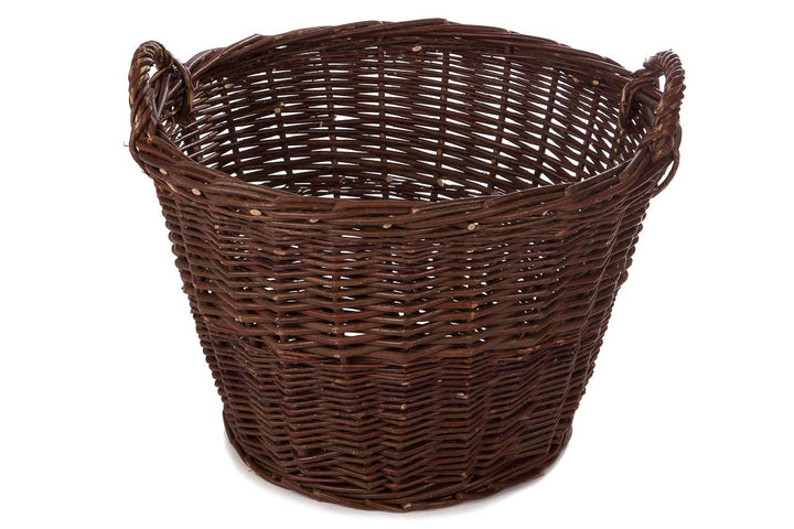 Weidenkorb Korb Holzkorb Kartoffelkorb Kaminholzkorb Obstkorb Kiepe Erntekorb 60cm