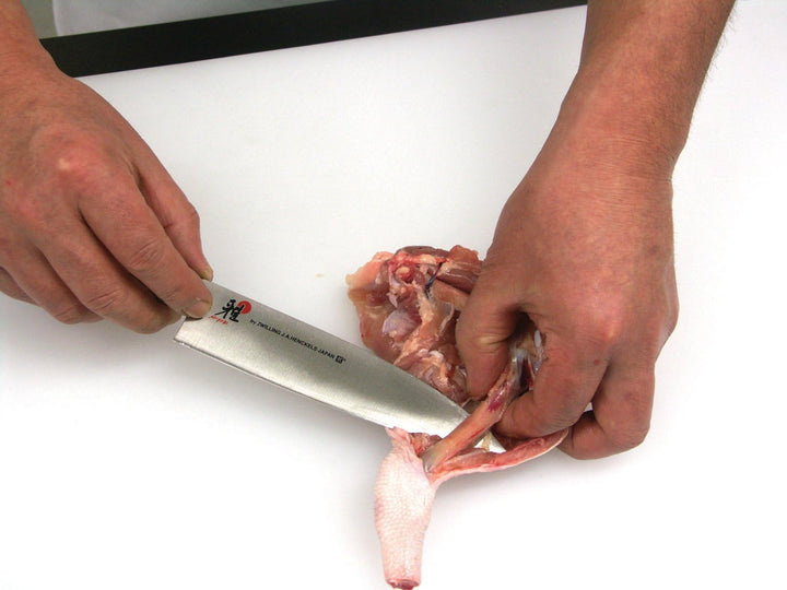 MIYABI Chutoh Fleischmesser, Klingenlänge: 16 cm, Grosses Klingenblatt, Rostfreier Spezialstahl/Mica