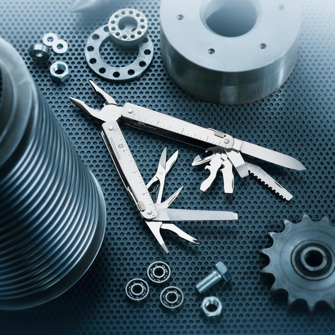 Victorinox Multifunktionswerkzeug Swiss Tool X Plus Silber one size Single, Silber one size Single