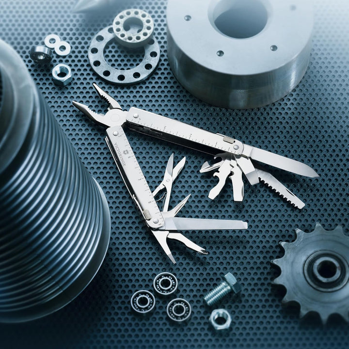 Victorinox Multifunktionswerkzeug Swiss Tool X Plus Silber one size Single, Silber one size Single