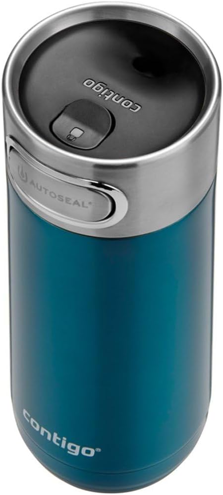 Contigo Luxe Autoseal Thermobecher, Edelstahl-Reisebecher, Isolierflasche, auslaufsicher, Kaffebeche