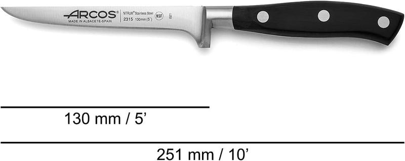 Arcos Serie Riviera - Ausbeinmesser - Klinge aus Nitrum geschmiedetem Edelstahl 130 mm - HandGriff P