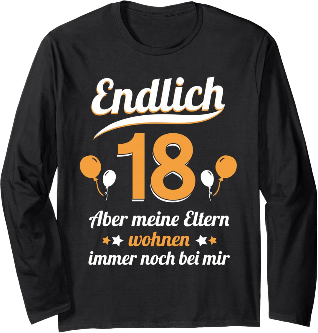 18. Geburtstag Junge Mädchen 18 Jahre 2006 Lustig Geschenk Langarmshirt