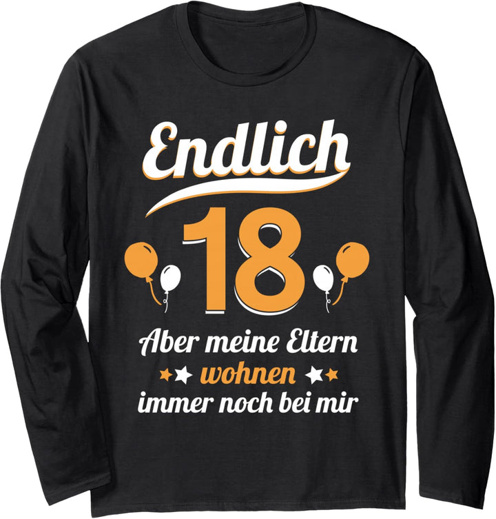18. Geburtstag Junge Mädchen 18 Jahre 2006 Lustig Geschenk Langarmshirt