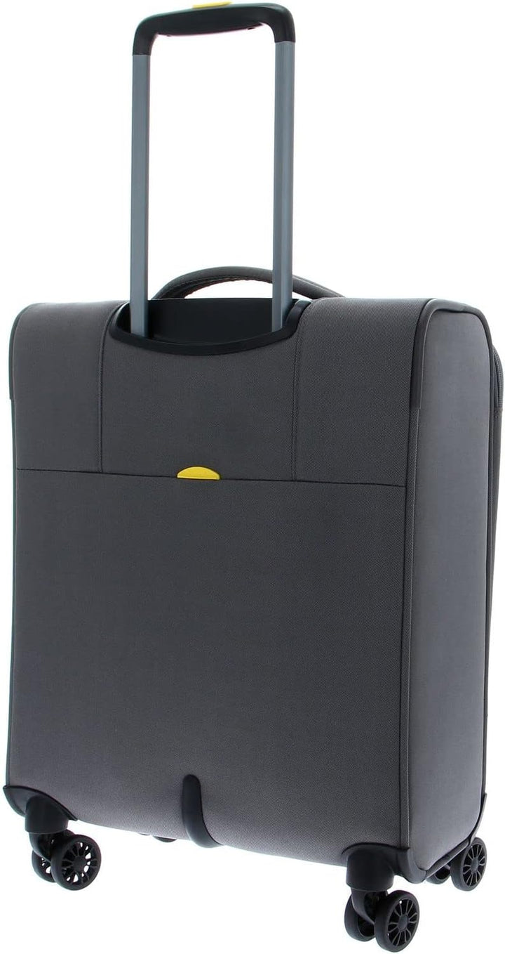 Mandarina Duck Unisex Smile & Go Trolley Cabin Steel P10jnv01 Gepäck- Koffer, Steel