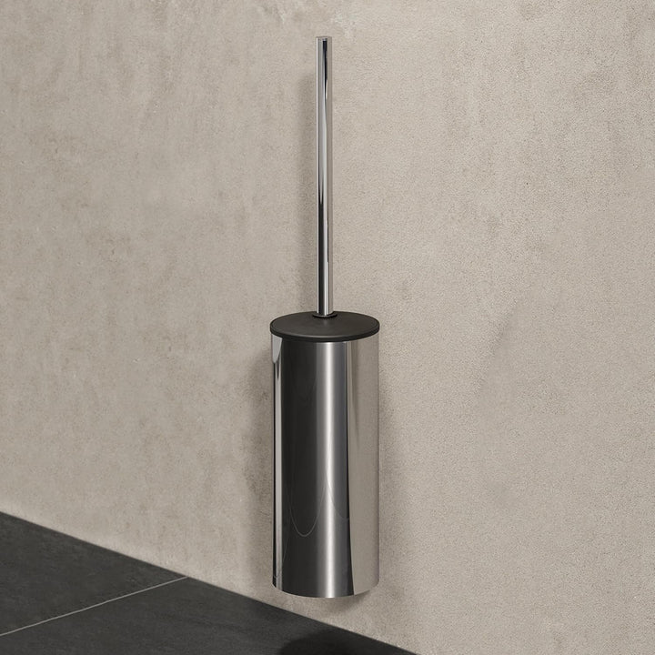 Geesa Wynk Toilettenbürste, WC-Bürstengarnitur mit Deckel und herausnehmbaren Kunststoffeinsatz, Far