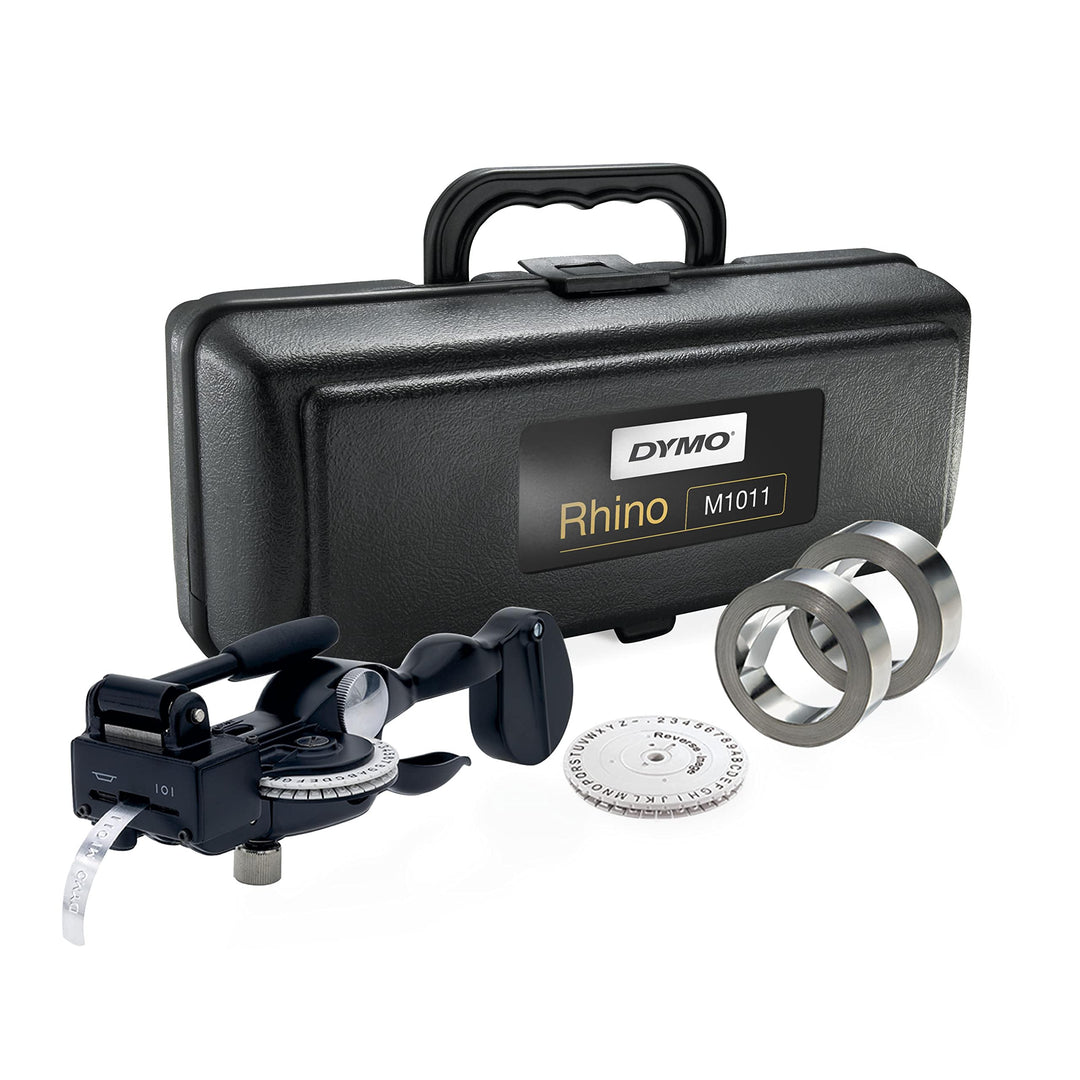 Dymo Rhino M1011 im stabilen Hartschalenkoffer, Schwarz