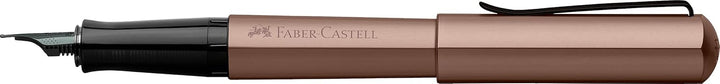 Faber-Castell 150582 - Füller Hexo, Federbreite EF, bronze, 1 Stück Füller Hexo EF Bronze, Füller He