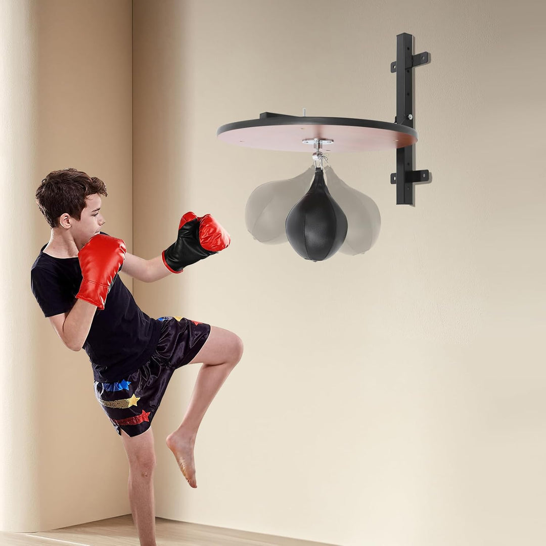 Log Farbe Speed Bag Plattform, Speed Bag Plattform Kit, Heavy Duty Boxing Training Ausrüstung mit Pu