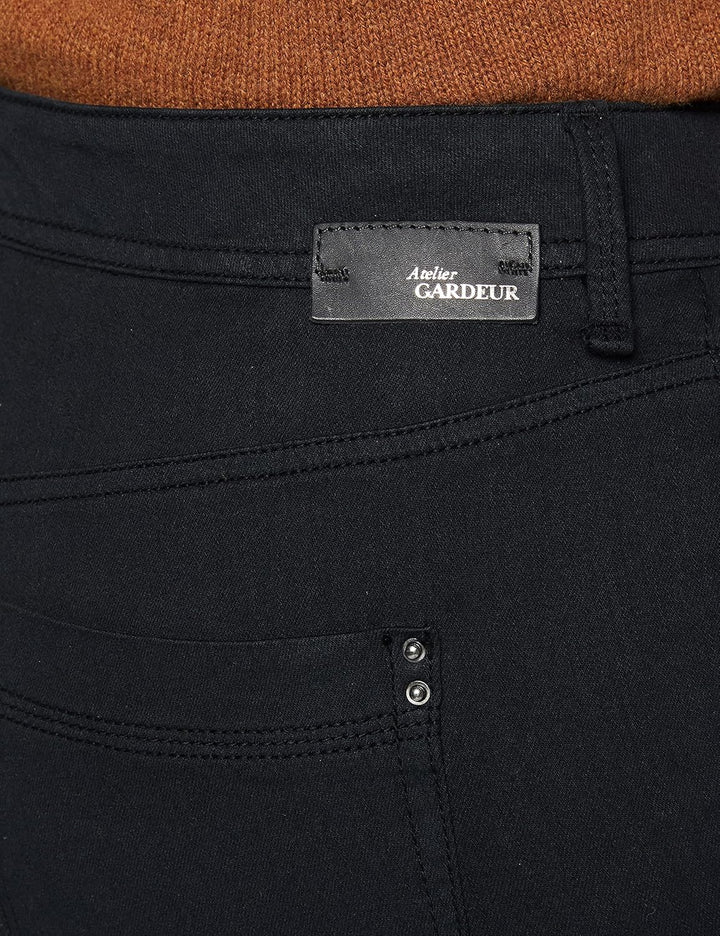 Atelier GARDEUR Damen Zuri Wondershape Jeans 32 Kurz Schwarz (Schwarz 99), 32 Kurz Schwarz (Schwarz