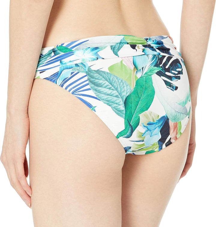 La Blanca Damen Hipster Badeanzughose mit gebändertem Bikini-Unterteile 4 Multi//in The Monument, 4