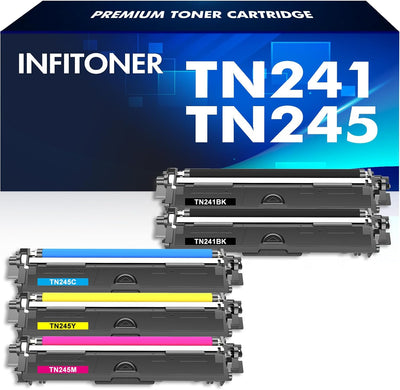 5er-Pack TN241 TN245 Kompatible für Brother MFC 9332CDW Toner DCP 9022CDW MFC 9142 CDN HL-3142CW MFC